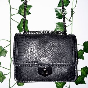 Black Printed Crossbody